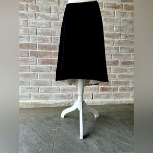 Black knee length skirt
